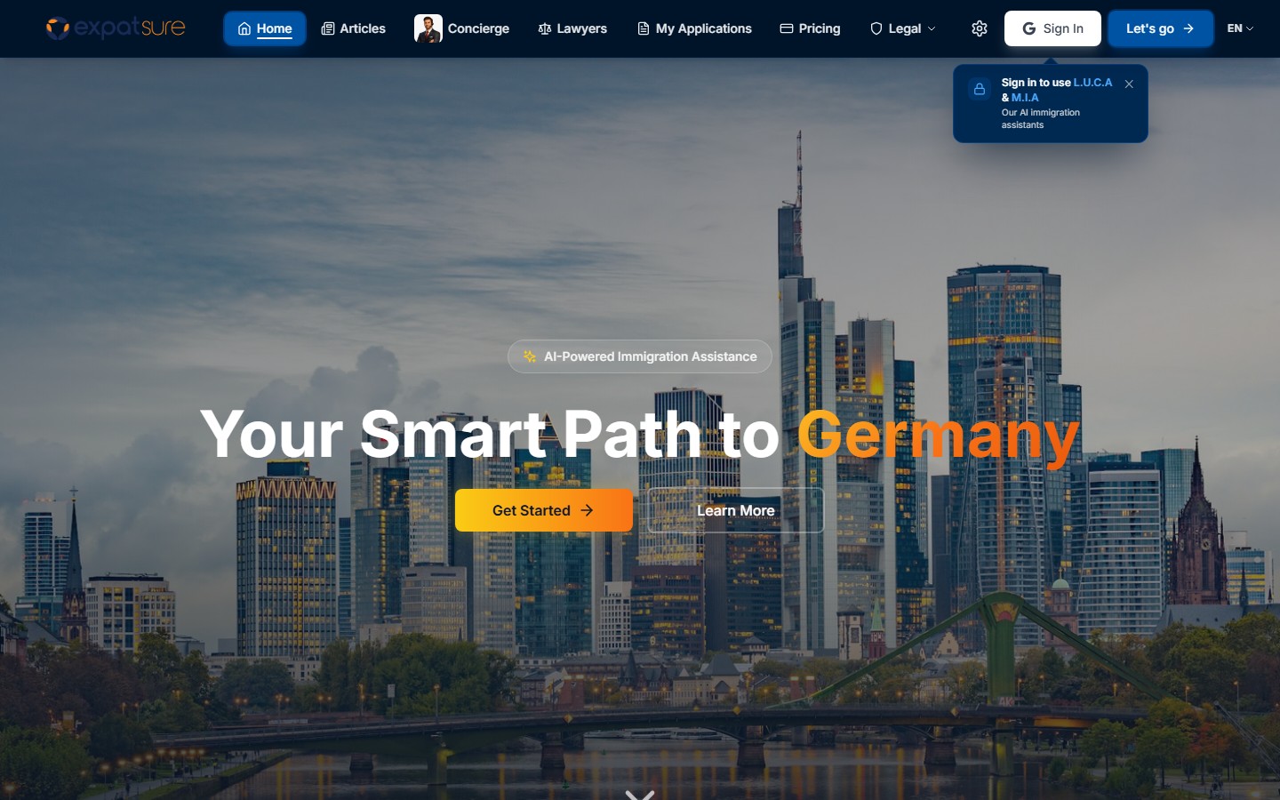 Expatsure Startseite