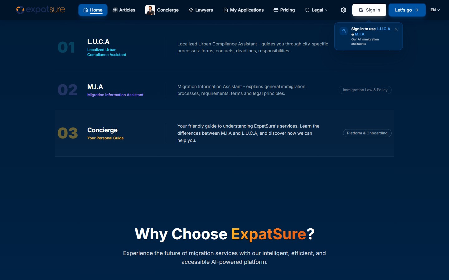 Expatsure KI-Agenten